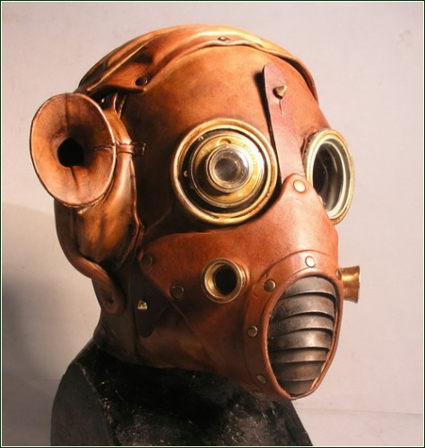 Креативные маски и противогазы в стиле стимпанк (Steampunk)