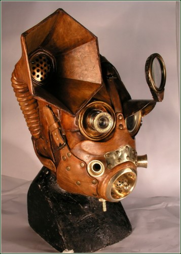 Креативные маски и противогазы в стиле стимпанк (Steampunk)