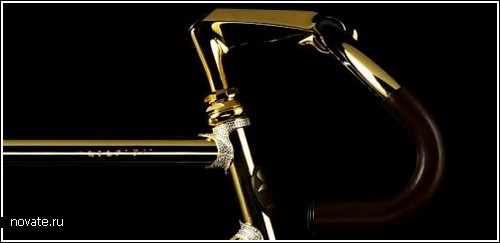 Самый дорогой в мире велосипед из золота Gold_crystals_bike2