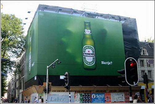 Креативная реклама Heineken
