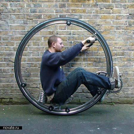 Велоинтересности. Дизайн и новации. ВелоЧтиво. Monowheel1