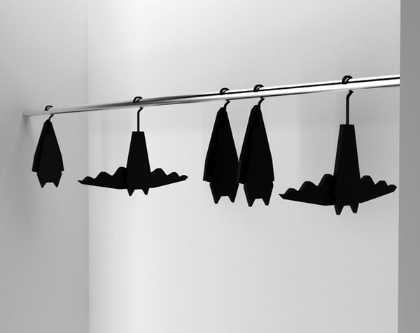 Bat hanger, вешалка для одежды от Veronika Paluchova