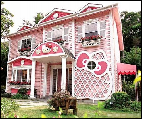 Дом отдыха в стиле Hello Kitty