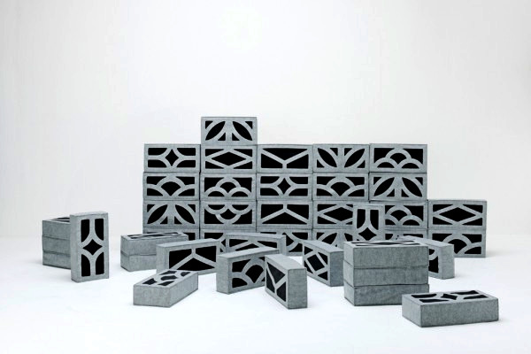 Soft Blocks, инновационная мебель из мягких кирпичей