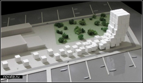 Концепт архитектурного комплекса для портового города Дюнкерк