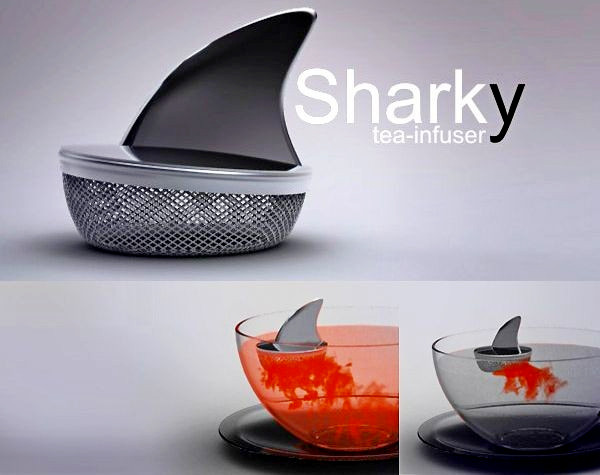 Акула в чашке. Заварник Sharky Tea Infuser