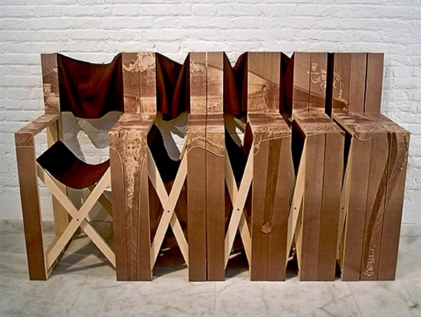 Com-oda Folding Chairs, складные стулья-комод от Mr. Simon