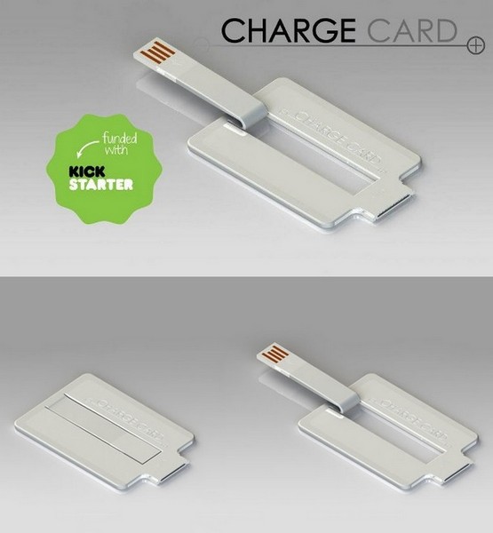 Chargecard: инновационное миниатюрное зарядное устройство для смартфона Chargecard: инновационное миниатюрное зарядное устройство для смартфона