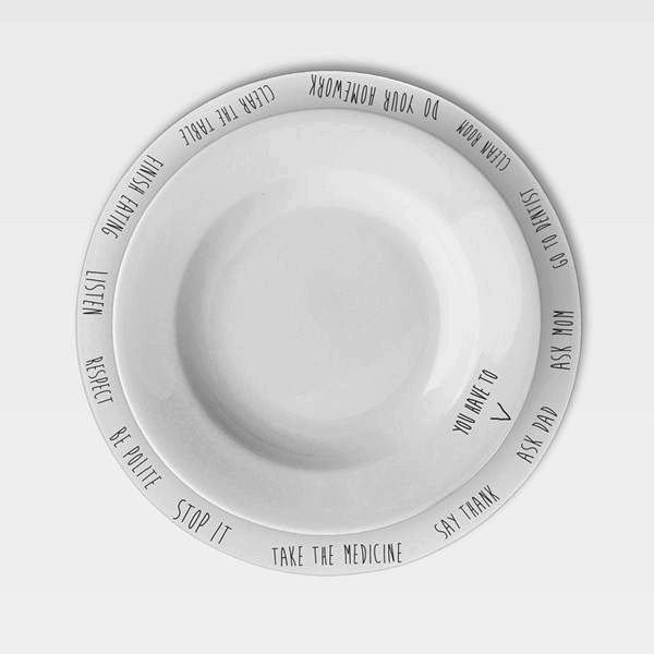 Purpose Plates от Andrea Rekalidis. Тарелки для общительных, но стеснительных людей