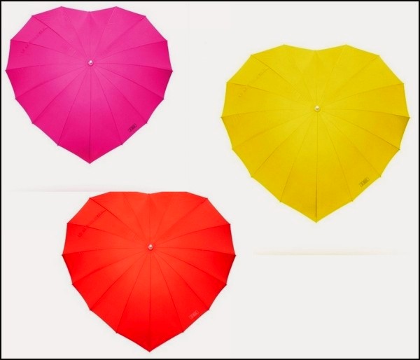 Зонт-сердце для влюбленных