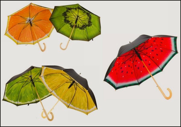 Зонты-фрукты, зонты-ягоды