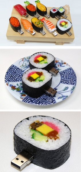 Аппетитные флешки в виде суши