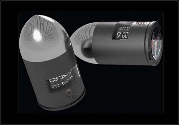 Часы в виде пули Часы в виде пули