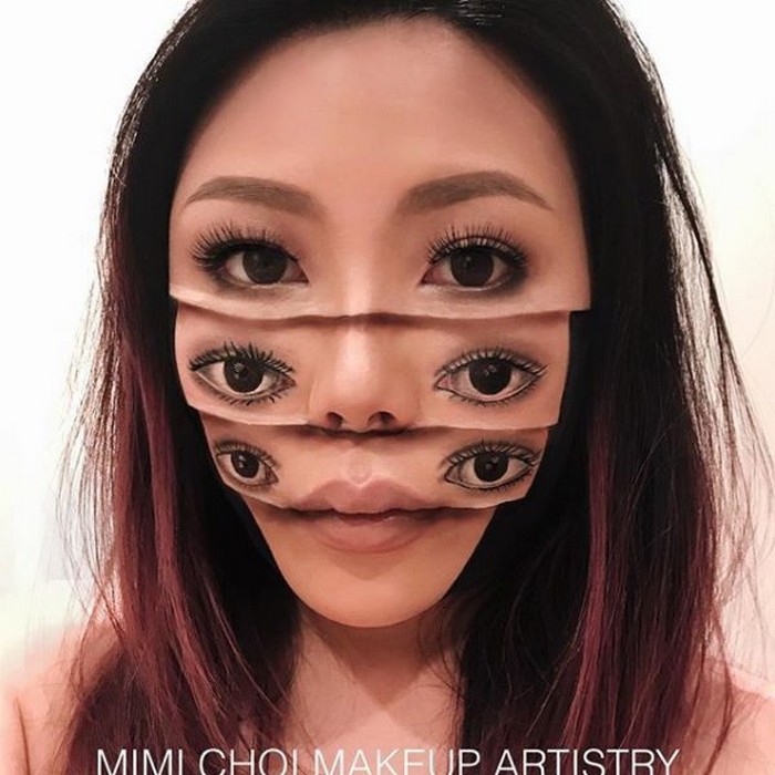 Оптические иллюзии в макияже от Мими Чой (Mimi Choi)