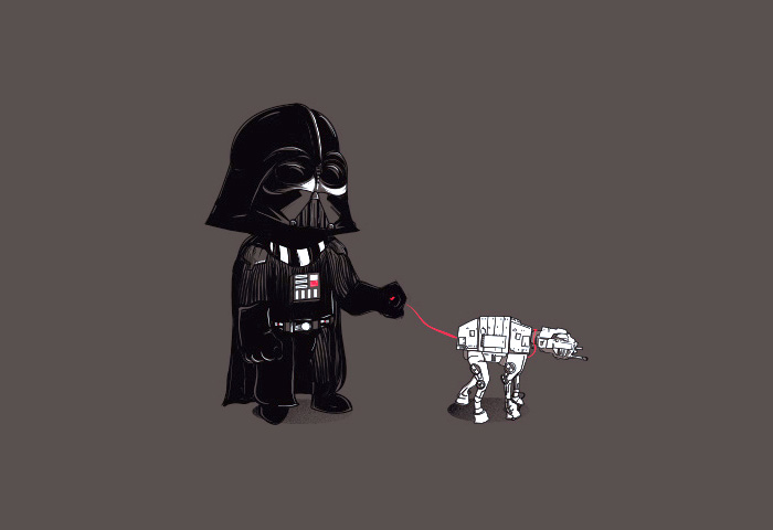 Дарт Вейдер на прогулке Дарт Вейдер на прогулке