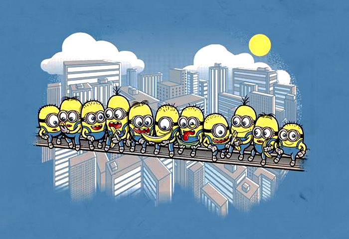 Миньоны ретро-строители Миньоны ретро-строители