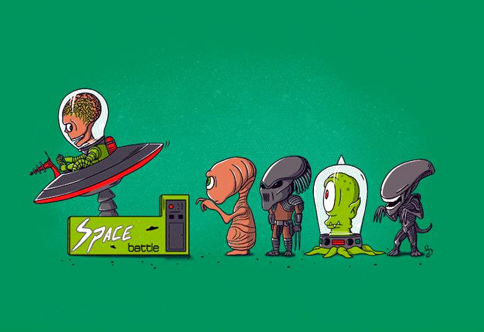 Ностальгия монстров-пришельцев Ностальгия монстров-пришельцев