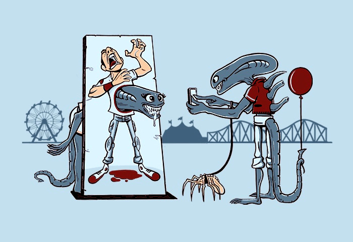 Забавные иллюстрации проекта Pampling