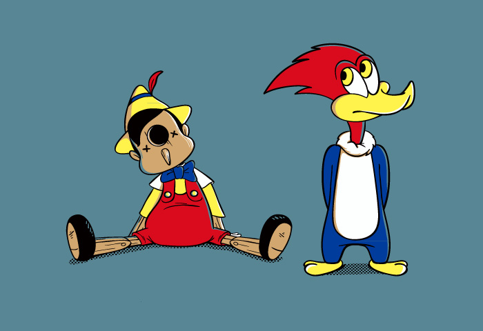 Вуди и Пиноккио - диалога не сложилось... Вуди и Пиноккио - диалога не сложилось...