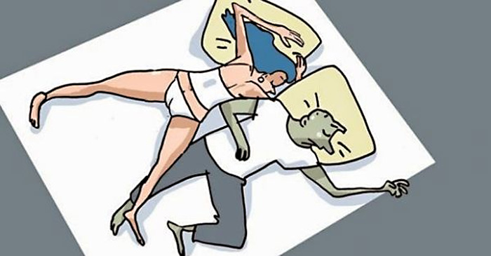 Поза во время сна характеризует отношения внутри пары