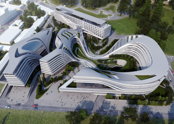 Beko Masterplan — многоцелевой комплекс от Захи Хадид в Белграде