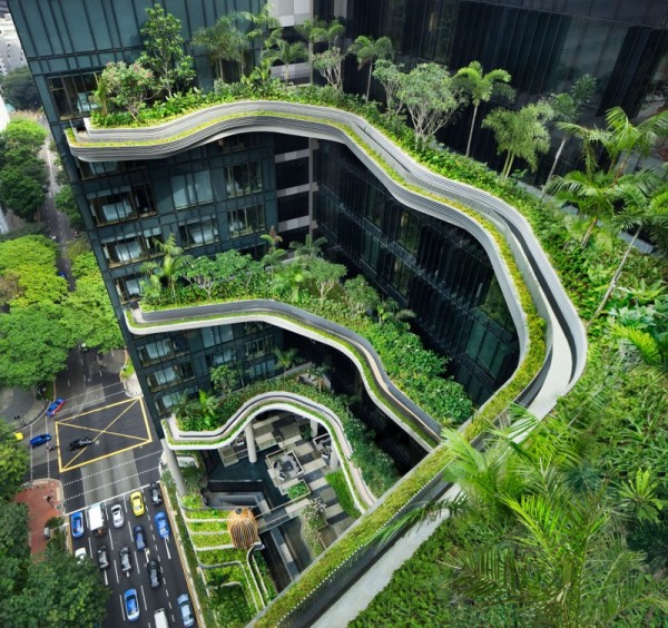 PARKROYAL Hotel &ndash; сюрреалистический парк-отель в Сингапуре