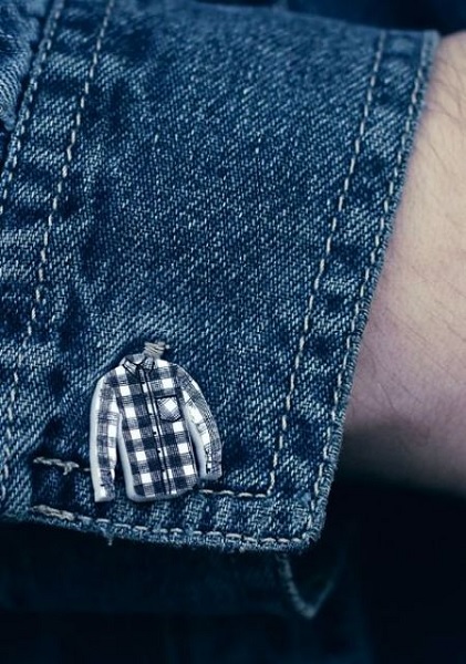 Суровые запонки Lumberjack Shirt Cufflinks