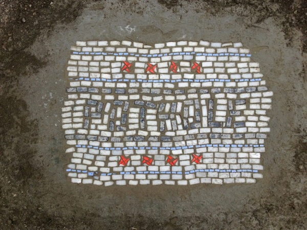 Мозаика на дорогах Чикаго.