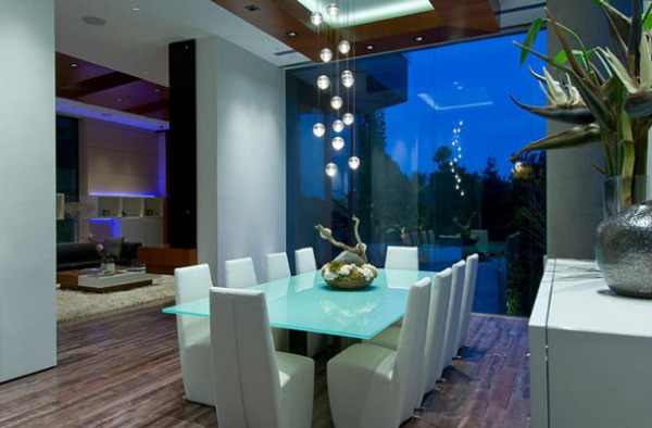 Столовая в доме Билла Гейтса