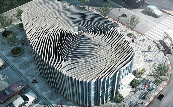 Здание-отпечаток пальца в Таиланде Здание-отпечаток пальца в Таиланде