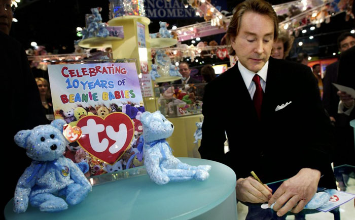 Тай Уорнер и Beanie Babies