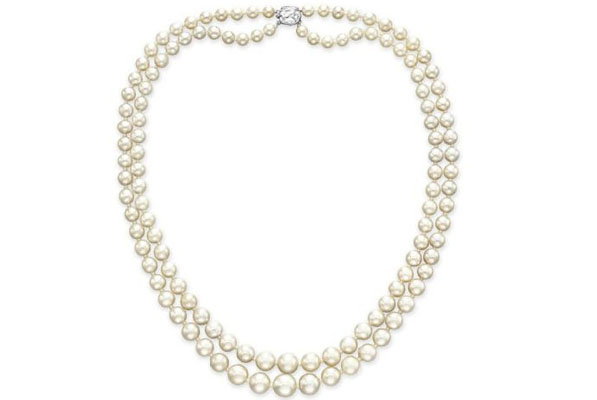Жемчужное ожерелье из двух нитей Жемчужное ожерелье из двух нитей