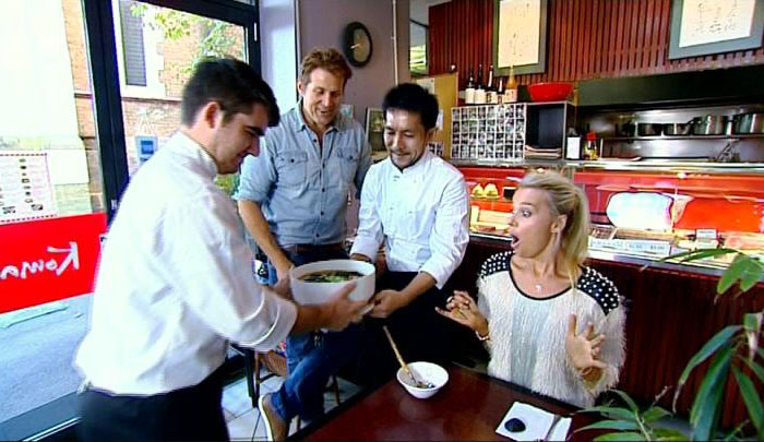 Японский ресторан Komachi: блюдо рамен Японский ресторан Komachi: блюдо рамен