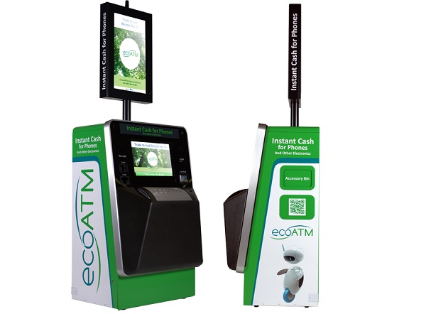 Автомат ecoATM, перерабатывающий электронные гаджеты
