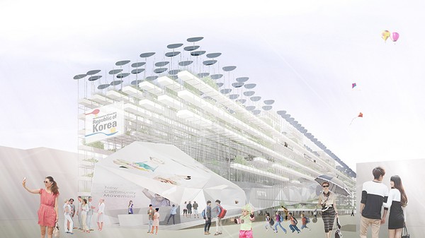 Корейский павильон на EXPO 2015 в Милане.