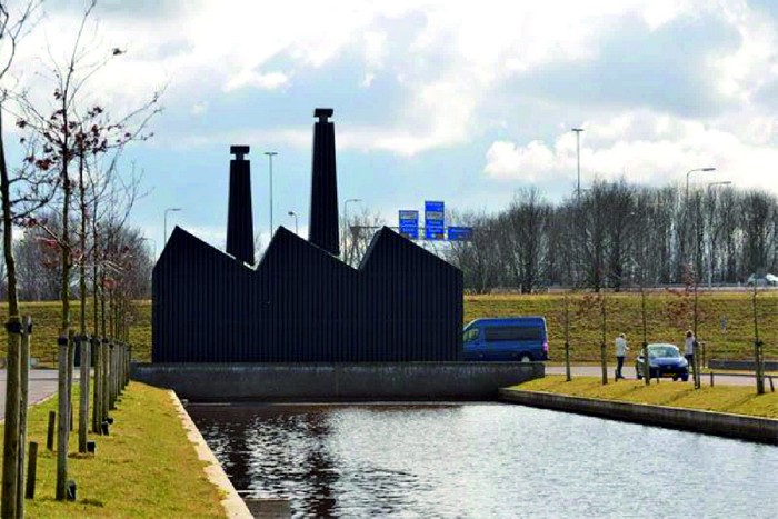 Little Factory – гигантская пиктограмма Промышленность от Флорентийна Хофмана