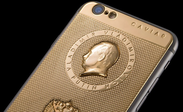 Caviar Supremo Putin II – ювелирный iPhone 6 с изображением Путина Caviar Supremo Putin II – ювелирный iPhone 6 с изображением Путина