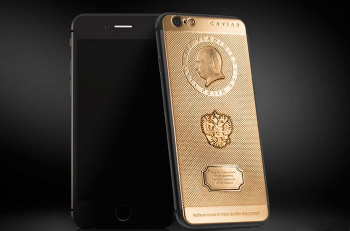Caviar Supremo Putin II – ювелирный iPhone 6 с изображением Путина Caviar Supremo Putin II – ювелирный iPhone 6 с изображением Путина