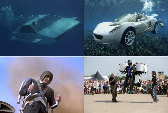 Ставшие реальностью гаджеты из фильмов про Джеймса Бонда