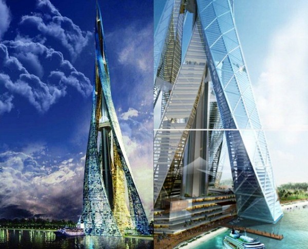 Проект двухкилометрового небоскреба Dubai City Tower в ОАЭ