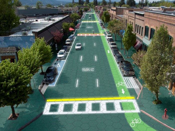 Умная дорога Solar Roadways, превращающая шоссе в зеленую электростанцию