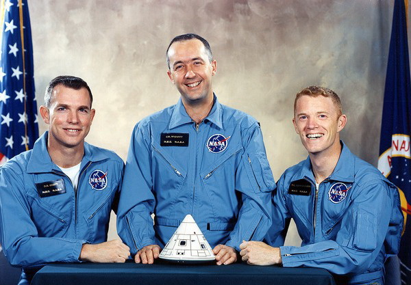 Команда Аполлон-1. Источник фото: Spacefacts.de