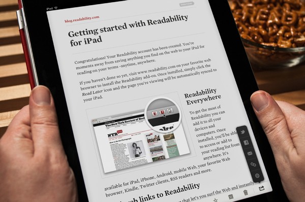 Readability – программа для отложенного чтения. Источник фото: verekia.com