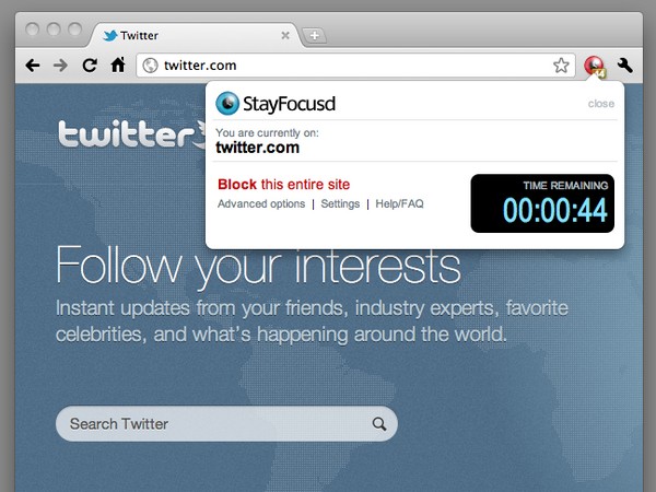 StayFocusd – плагин для Google Chrome, блокирующий сайты. Источник фото: webeditorsnotes.com