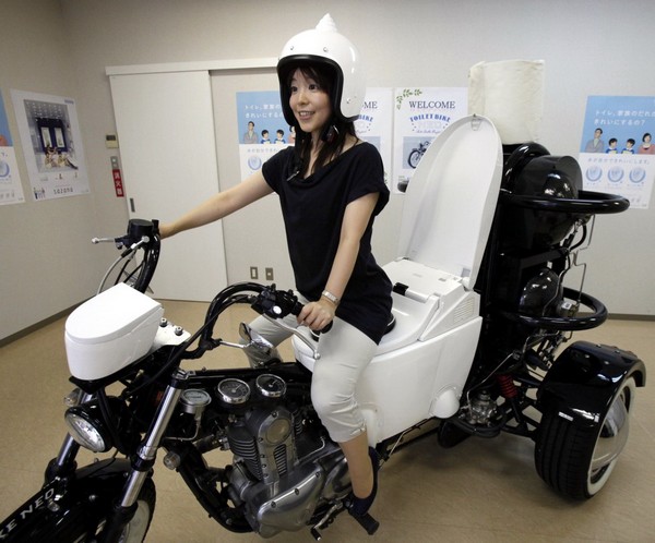 Toilet Bike Neo – туалет-мотоцикл. Источник фото: abc.net.au