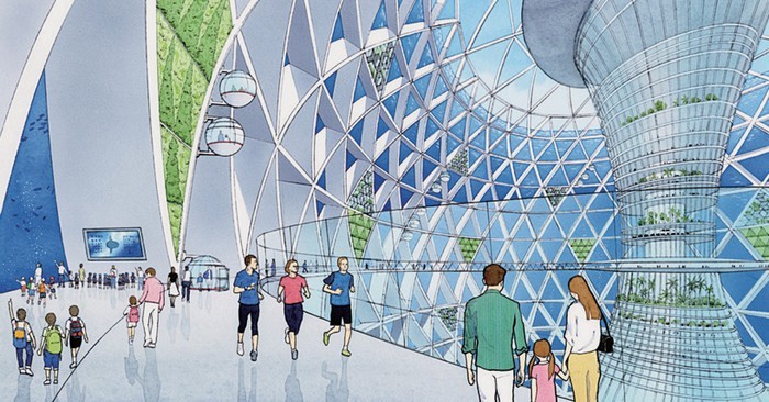 Подводный город Ocean Spiral Подводный город Ocean Spiral