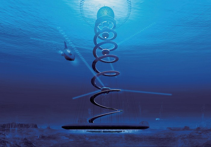 Подводный город Ocean Spiral Подводный город Ocean Spiral