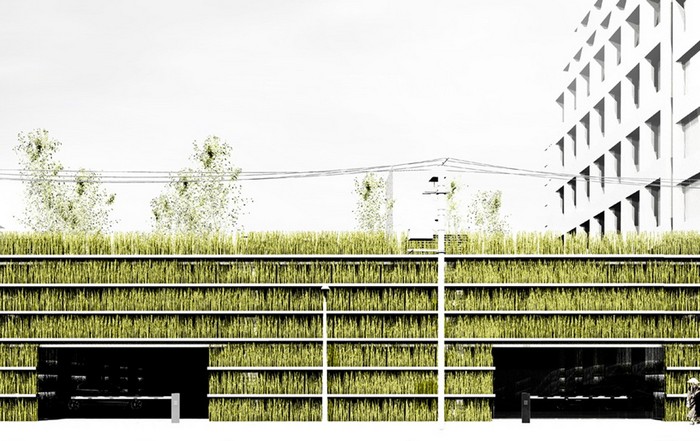 Shinjuku Gardens – самый зеленый в мире паркинг Shinjuku Gardens – самый зеленый в мире паркинг