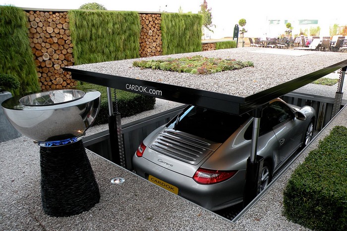 Cardok – подземный паркинг с садом на крыше