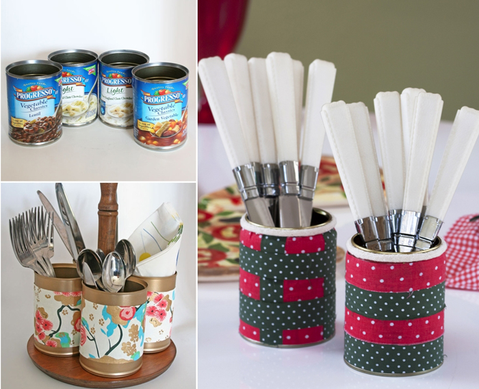 Банки, обтянутые тканью. Банки, обтянутые тканью.